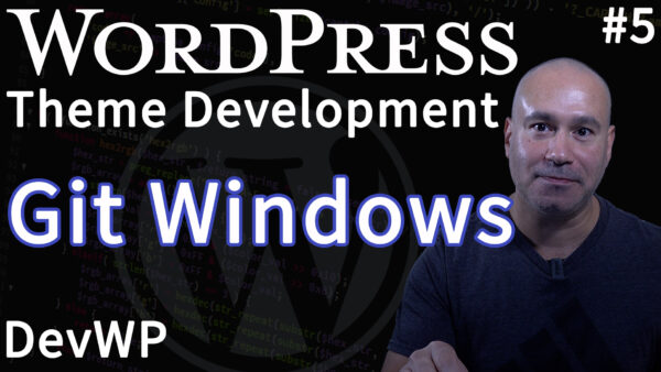 Git Windows Wordpress